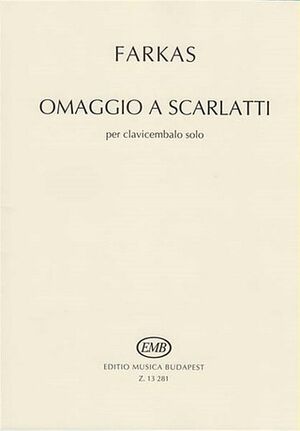 Omaggio A Scarlatti Per Claviczalo Solo Harpsichord