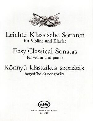 Leichteklassische Sonaten (sonatas) Violin and Piano