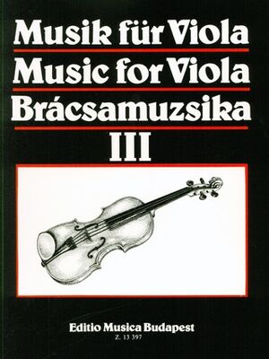 Music for Viola III - Musik fr Viola III Viola and Piano