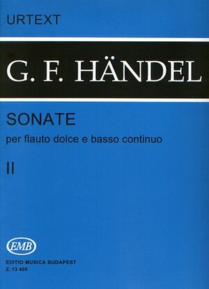 Sonate per flauto dolce e basso continuo II Flute (sonata flauta dulce) and Piano