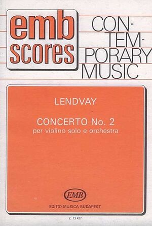 Concerto (concierto) No. 2 Violin and Orchestra
