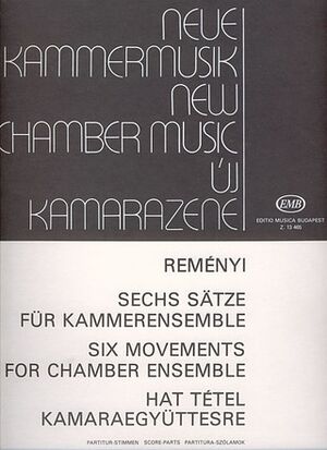 Sechs Stze fr Kammerensemble Mixed Ensemble
