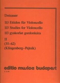 113 Etuden - Volume 2 Cello (Estudios Violonchelo)