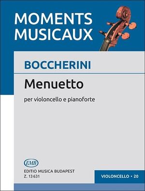 Menuet Cello (Violonchelo) and Piano