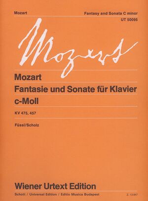 Fantasie und Sonate (sonata) c-Moll KV 475/457