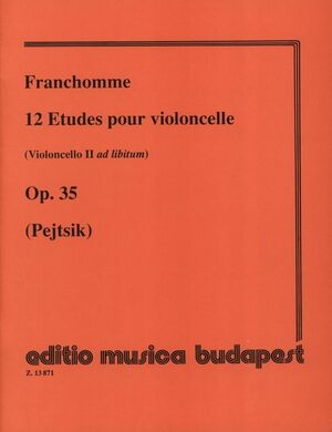 12 Etden op. 35 (Violoncello II ad lib.) Cello