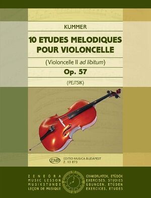 10 etudes (estudios) melodiques op. 57 (Violoncello II ad li Cello