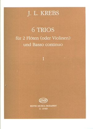 6 Trios Fur 2 Floten Und Basso Continuo 1 2 Flutes and Basso Continuo