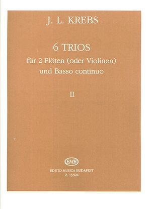 6 Trios Fur 2 Floten Und Basso Continuo 2 2 Flutes and Basso Continuo