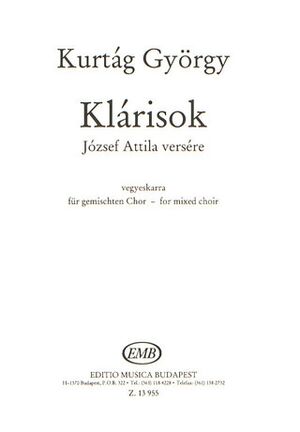 Klarisok - Beads SATB a Cappella