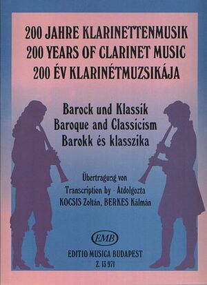 Barock und Klassik I Clarinet and Piano