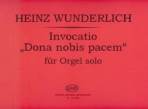 Invocatio Dona nobis pacem Organ (Órgano)