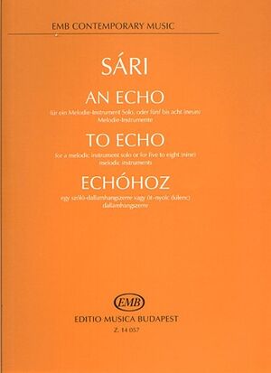 An Echo fr eine Melodie-Instrument Solo, oder f Mixed Ensemble