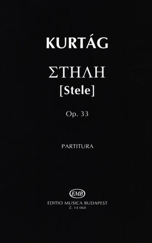 Stele op.33 Orchestra