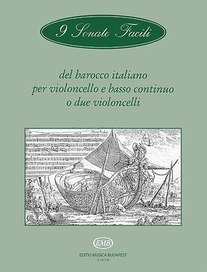 9 Sonate (sonatas) facili del barocco italiano per violoncel Cello and Piano