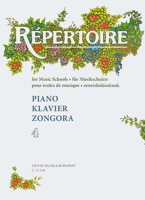 Repertoire fr Musikschulen - Klavier IV Piano