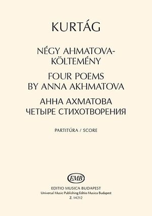 Four Poems By Anna Akhmatova Chamber Music