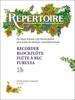 Repertoire fr Musikschulen - Blockflöte I-b Recorder (flauta dulce) and Piano