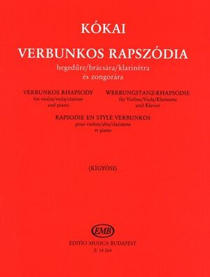 Werbungstanz-Rhapsodie fr Violine-Viole-Klarine Violin and Piano