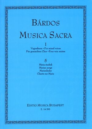 Musica Sacra fr gemischten Chor V Marienlieder Mixed Voices a Cappella