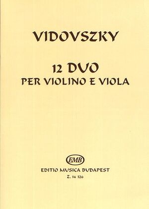 12 duo per violino (Violín) e viola 2 String Instruments