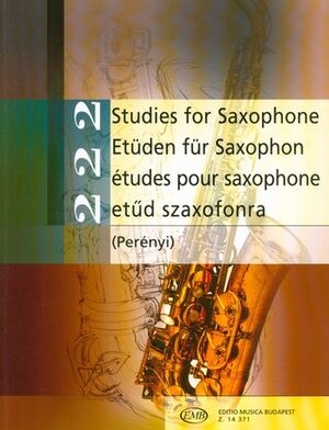 222 Etden fr Saxophon Saxophone