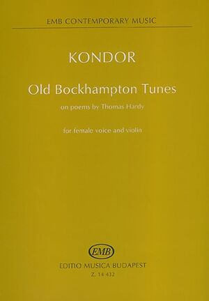 Old Bockhampton Tunes on poems by Thomas Hardy for Chamber Music