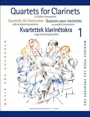 Quartets for Clarinets 1 - Beginners 4 Clarinets