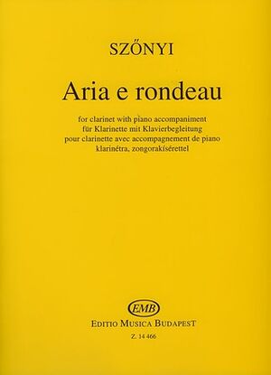 Aria e rondeau fr Klarinette mit Klavierbegleitun Clarinet and Piano