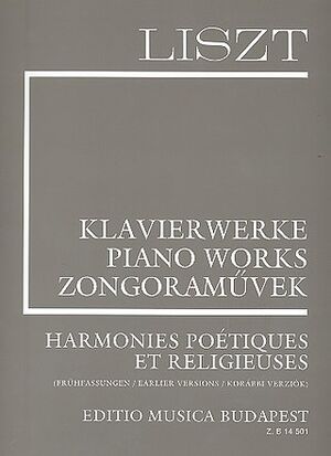 Harmonies poetiques et religieuses Piano