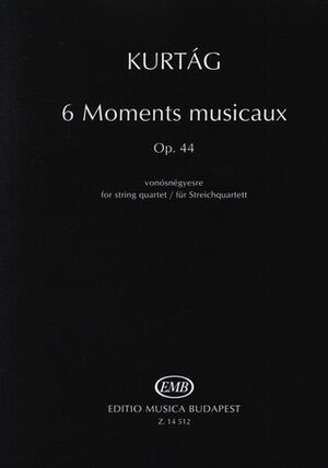 6 Moments Musicaux fr Streichquartett op.44 String Quartet