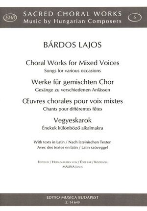 Werke fr gemischten Chor - Gesnge zu verschieden Choir a Cappella