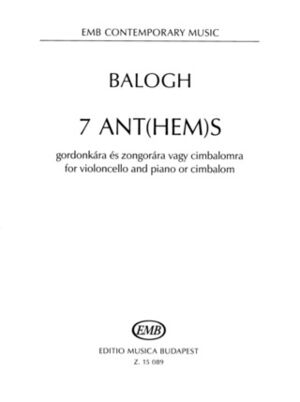 7 Ant(hem)s Cello (Violonchelo) and Piano