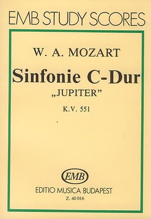 Sinfonie (sinfonía) C-Dur, KV 551 Jupiter Orchestra