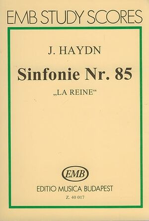 Sinfonie (sinfonía) Nr. 85 (B-Dur) La Reine Orchestra