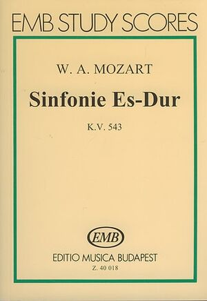 Sinfonie (sinfonía) Es-Dur, KV 543 Orchestra