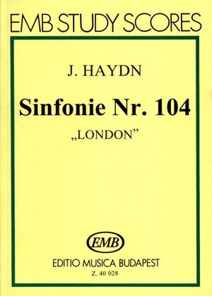 Sinfonie (sinfonía) Nr. 104 (D-Dur) London Orchestra