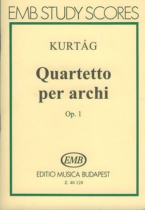 Quartetto per archi op.1 String Quartet