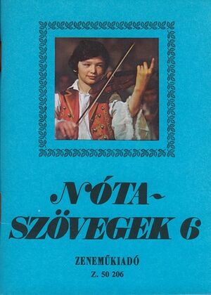 Nótaszövegek V6 Words of Hungarian Songs