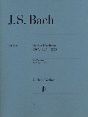 Six Partitas BWV 825-830 (HN28)