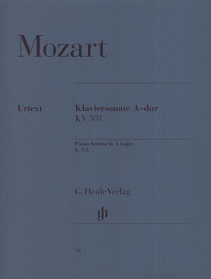 Piano Sonata A major (with Alla Turca) KV 331 (300i)