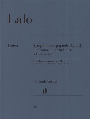 Symphonie (sinfonía) espagnole for Violin and Orchestra d minor op. 21