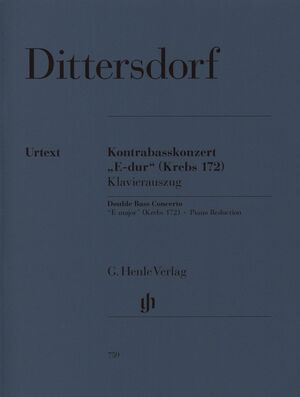 Double Bass Concerto E major Krebs 172