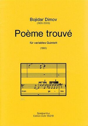 Poème trouvé for variable Quintet