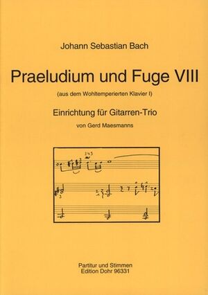 Prelude and Fugue VIII BWV 853