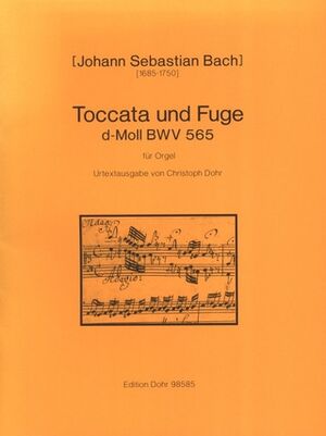Toccata and Fugue D Minor BWV 565