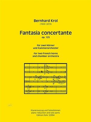 Fantasia concertante 2 Horns (trompa) and Chamber Orchestra op. 125