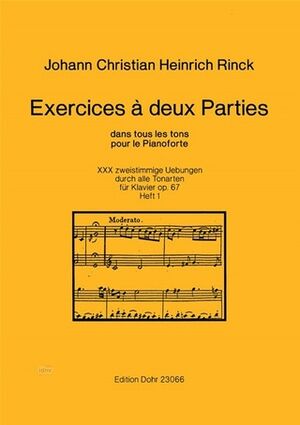 Exercices à deux Parties op. 67 Vol. 1