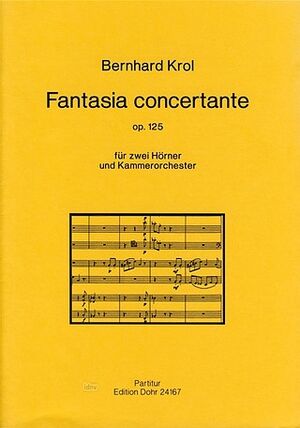 Fantasia concertante 2 Horns (trompas) and Chamber Orchestra op. 125