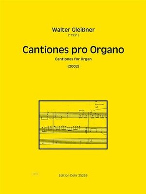 Cantiones for Organ